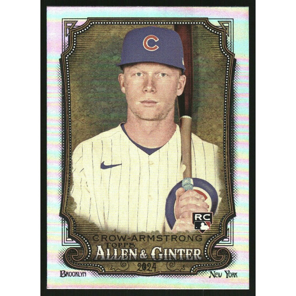 2024 Topps Allen and Ginter Silver Portrait Pete Crow-Armstrong Card #46: $14 2024 Topps Allen and Ginter Silver Portrait Pete Crow-Armstrong Card #46: $14