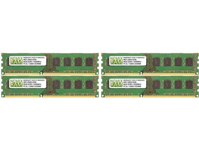 Nemix RAM 32GB 1600MHz DDR3 Desktop Memory 4-Pack: $87.89 Nemix RAM 32GB 1600MHz DDR3 Desktop Memory 4-Pack: $87.89