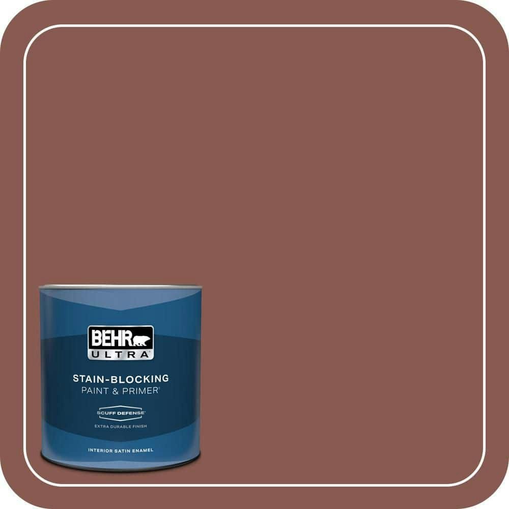 1-Quart Behr Interior Satin Enamel Paint and Primer: $23.98