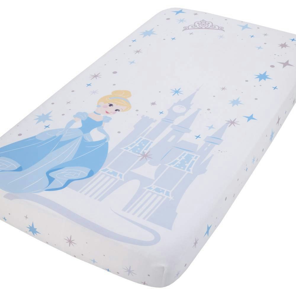 Disney Princess Cinderella Fitted Crib Sheet: $18.59 Disney Princess Cinderella Fitted Crib Sheet: $18.59