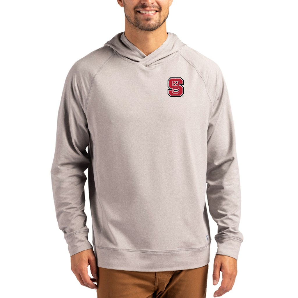 Cutter & Buck NC State Wolfpack Knit Raglan Pullover Hoodie: $104.99