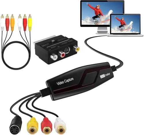 VHS to Digital USB Video Capture Converter: $17.79