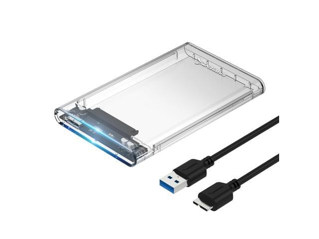 Sabrent 2.5-Inch SATA to USB 3.0 Tool-Free External Hard Drive Enclosure: $11.99
