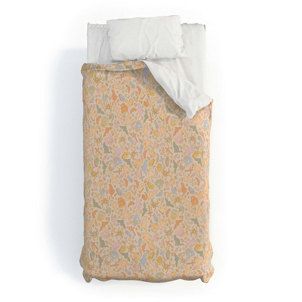 Deny Designs Iveta Abolina Pastel Halloween Full/Queen Bedding Set: $199.99