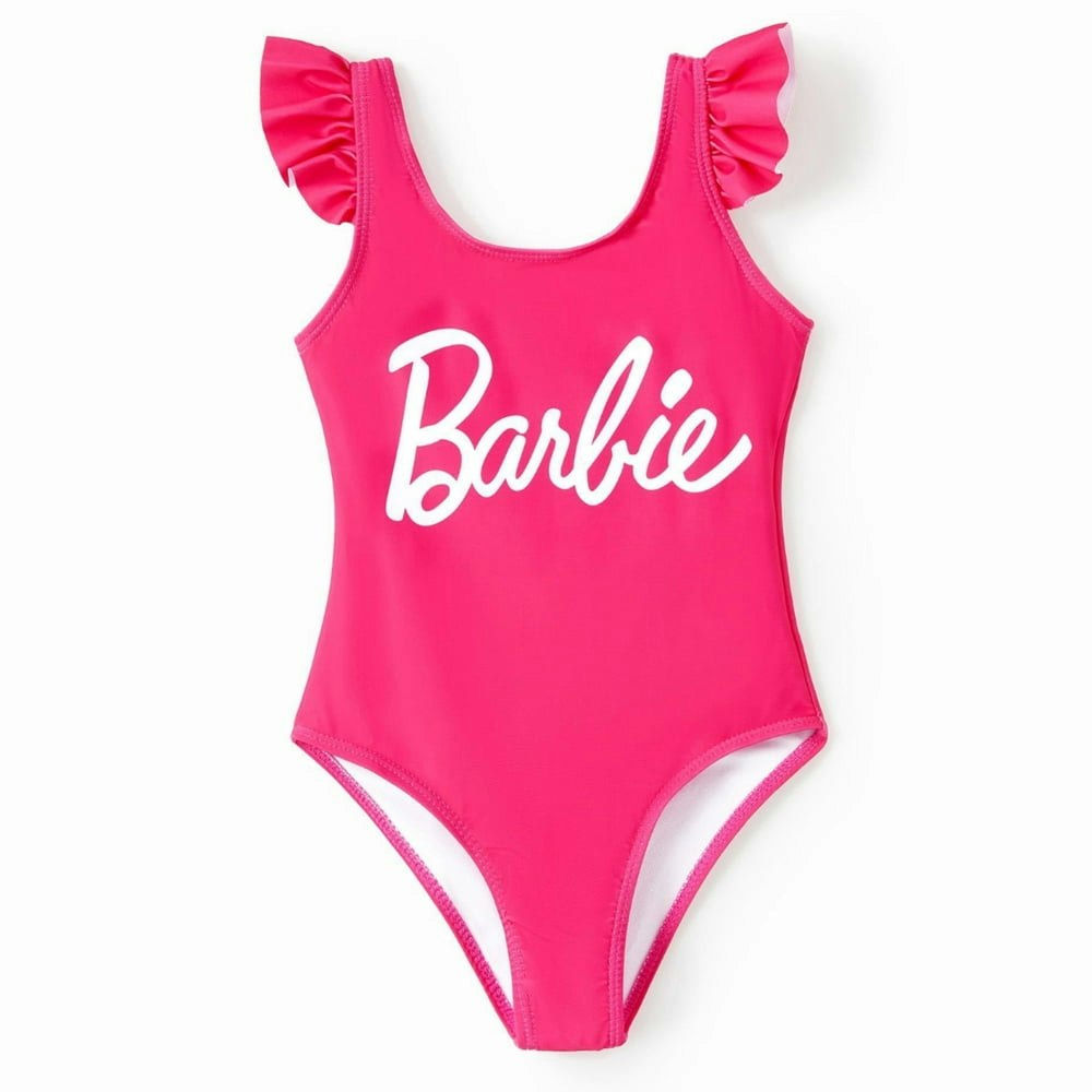 Barbie Girls One-Piece Flutter Swimsuit: $17.99 Barbie Girls One-Piece Flutter Swimsuit: $17.99