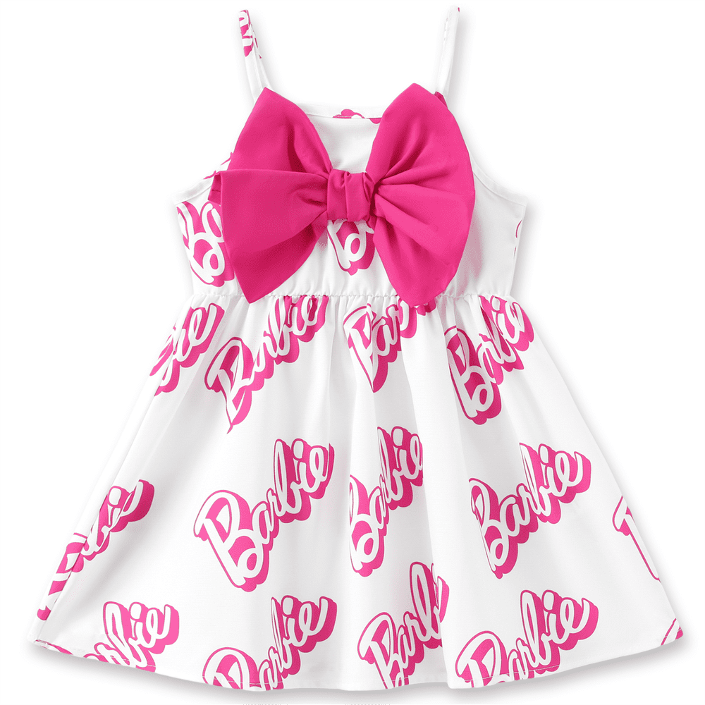 Barbie Girl's Sleeveless Bowknot Summer Dress: $14.44 Barbie Girl's Sleeveless Bowknot Summer Dress: $14.44