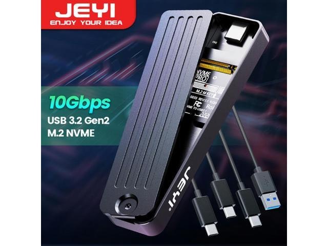 Jeyi M.2 NVMe SSD Enclosure: $47.03 Jeyi M.2 NVMe SSD Enclosure: $47.03