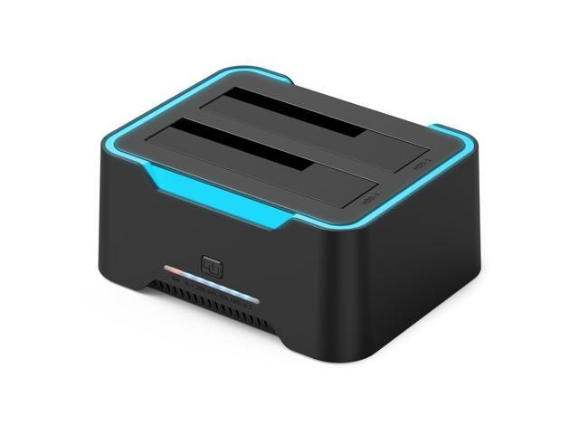 Bailink RGB Dual Bay SATA to USB 3.0 Hard Drive Docking Station: $44.99