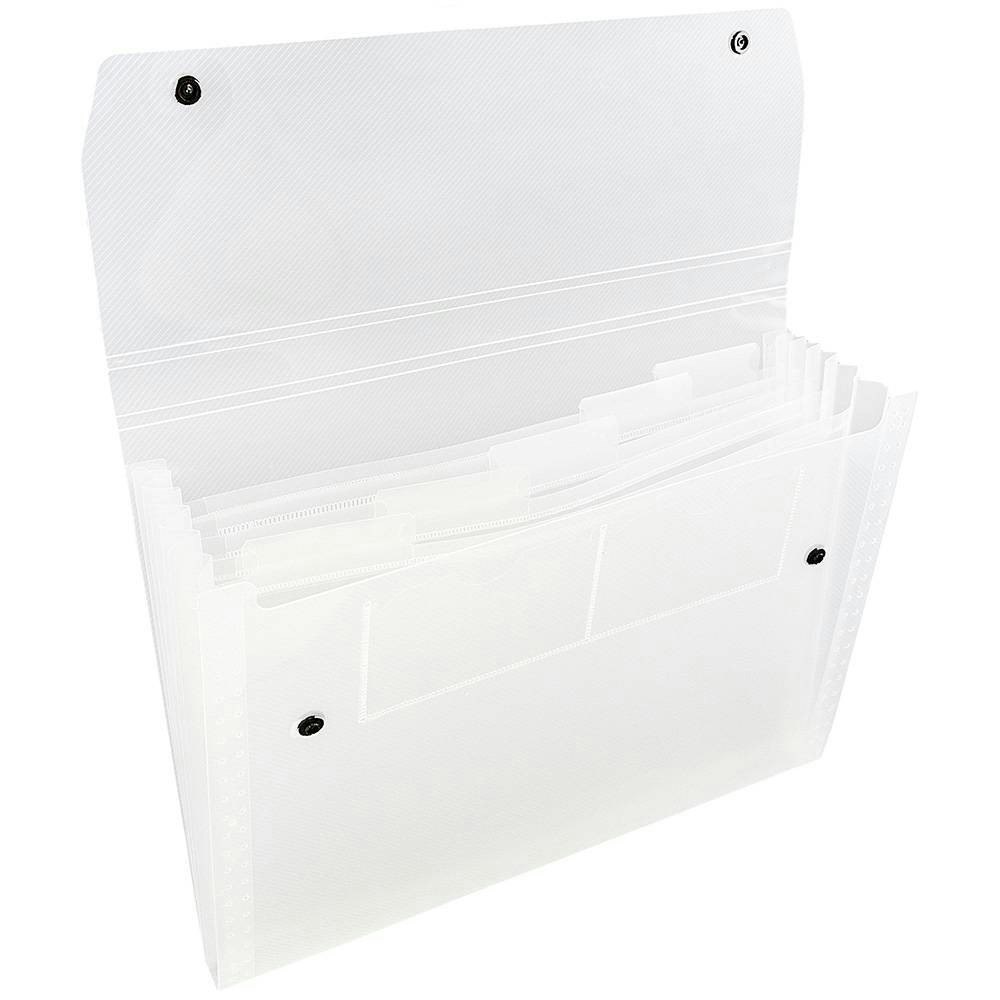 JAM Paper 9" x 13" 6-Pocket Plastic Expanding File Folder: $12.99