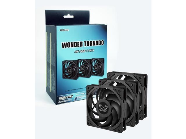 Scythe Wonder Tornado 120mm 2,500 RPM PWM Case Fan 3-Pack: $29.99 Scythe Wonder Tornado 120mm 2,500 RPM PWM Case Fan 3-Pack: $29.99