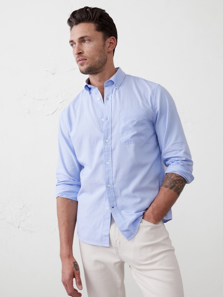 Slim-Fit Oxford Shirt: $40 Slim-Fit Oxford Shirt: $40