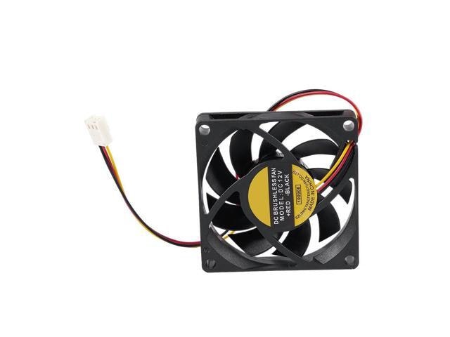 70mm 12V 3-Pin PC Case and CPU Cooling Fan: $13.33