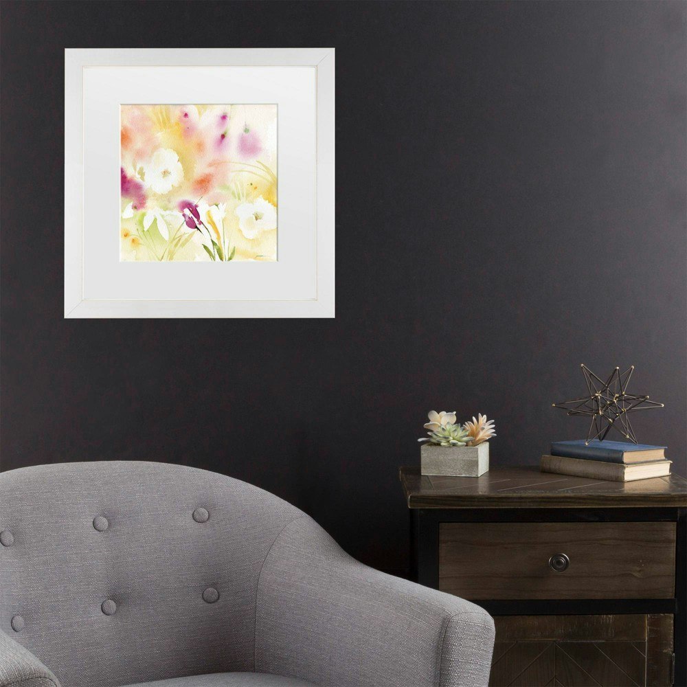 Trademark Fine Art 16"x16" White Blossom Framed Art: $40.99 Trademark Fine Art 16"x16" White Blossom Framed Art: $40.99