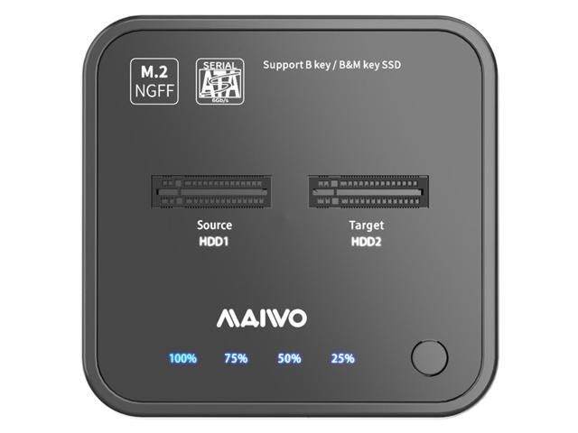 Dual Bay USB-C M.2 SSD and SATA Hard Drive Docking Station: $173.99