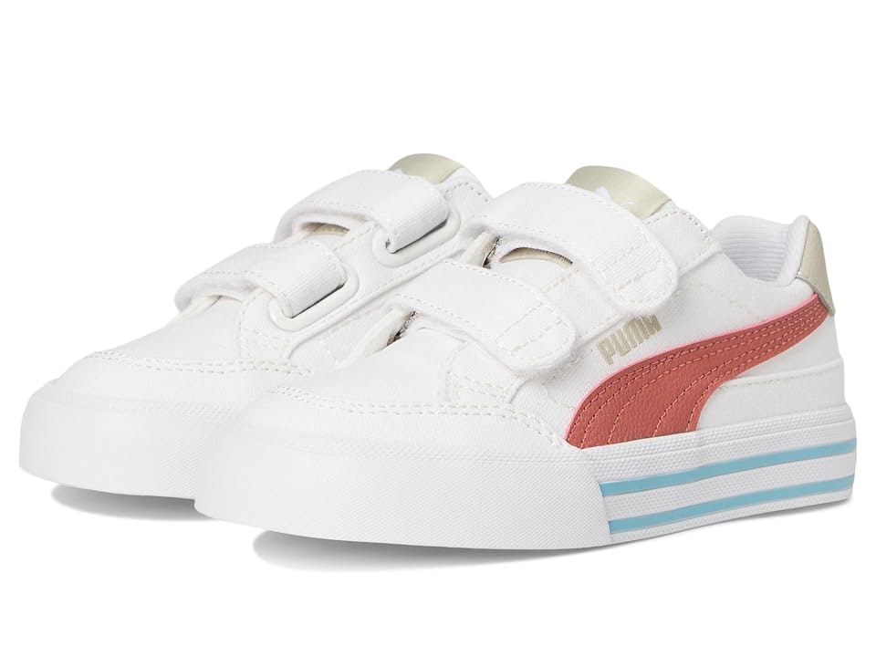 Puma Kids Court Classic Vulc Hook and Loop Shoes: $37.02