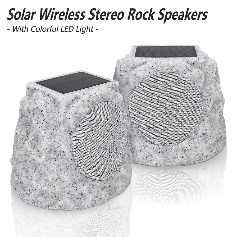 Postlucky Outdoor Solar Rock Bluetooth Speaker 2-Pack: $98.99 Postlucky Outdoor Solar Rock Bluetooth Speaker 2-Pack: $98.99