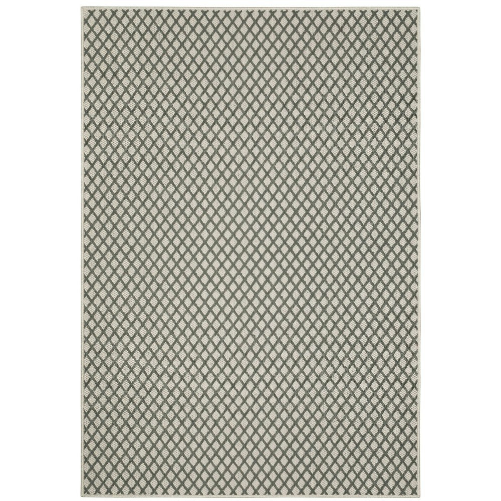 6'7"x9'2" Trinity Diamond Lattice Patio Area Rug: $249.99