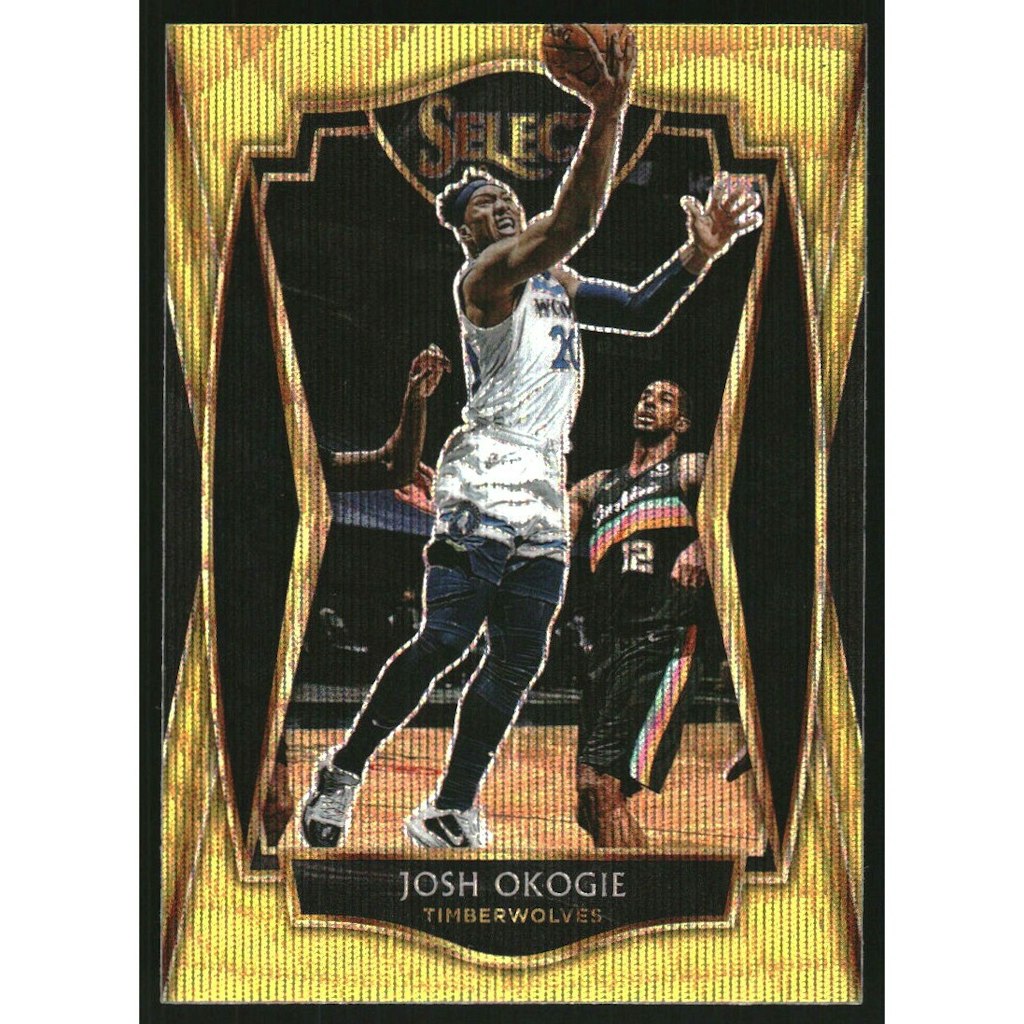 2020-21 Select Prizm Gold Wave Josh Okogie Trading Card: $12 2020-21 Select Prizm Gold Wave Josh Okogie Trading Card: $12