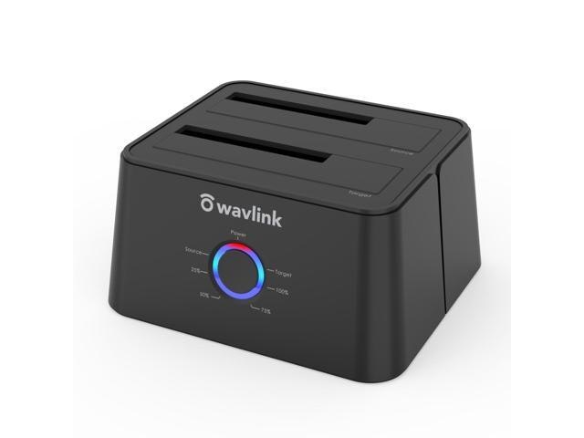 Wavlink USB 3.0 to USB-C Dual Bay Hard Drive Enclosure: $34.99