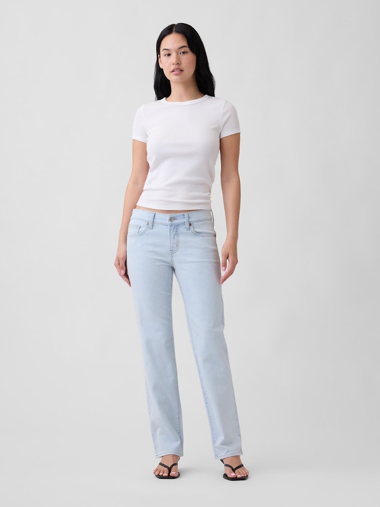 Low Rise '90s Slim Straight Jeans: $31.99 Low Rise '90s Slim Straight Jeans: $31.99