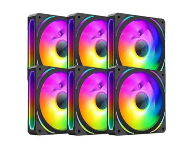 120mm ARGB PWM Case Fan 6-Pack: $129.99 120mm ARGB PWM Case Fan 6-Pack: $129.99