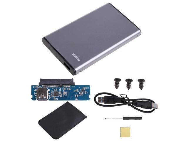 2.5-Inch SATA to USB 3.0 External Hard Drive Enclosure: $19.19
