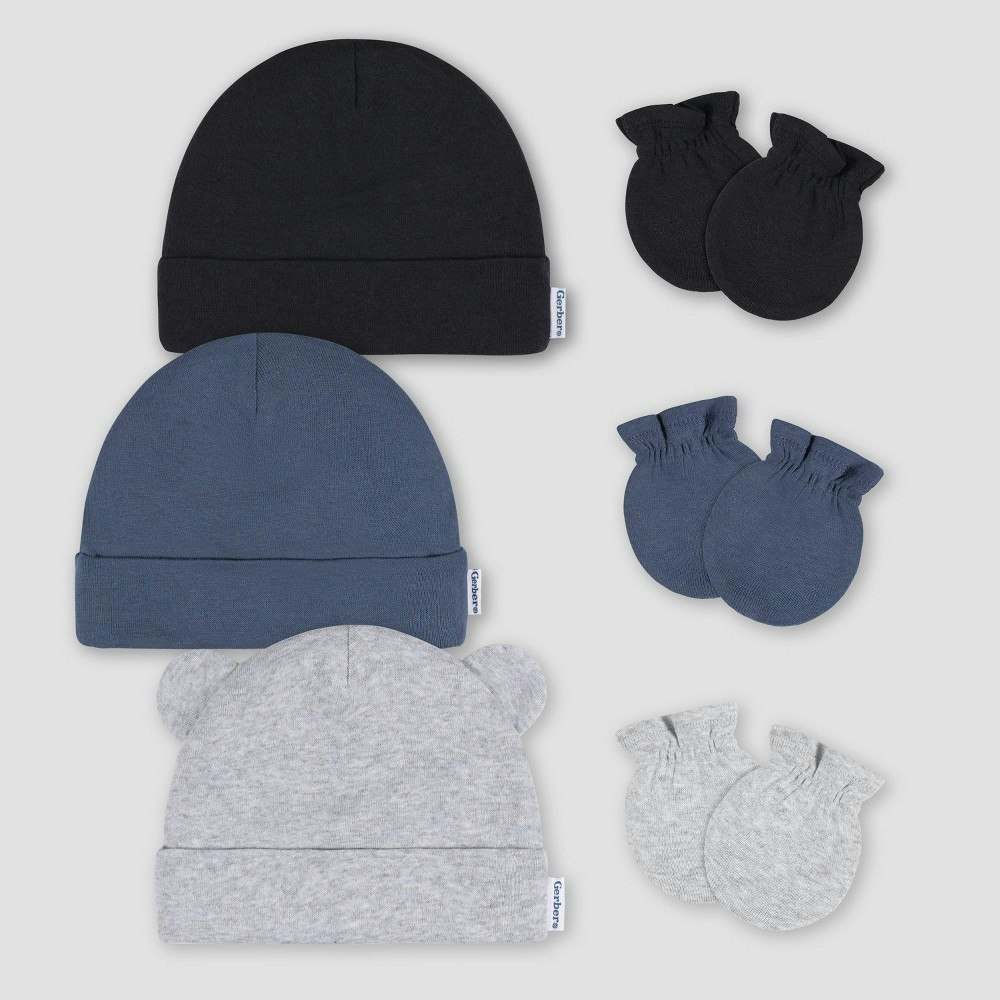 Gerber Baby 6-Piece Hat and Mitten Set: $12 Gerber Baby 6-Piece Hat and Mitten Set: $12