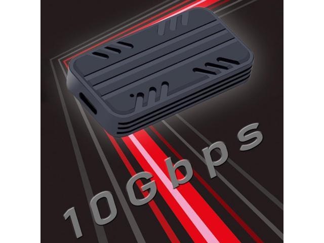 M.2 NVMe Dual Protocol SSD External Enclosure: $63.96