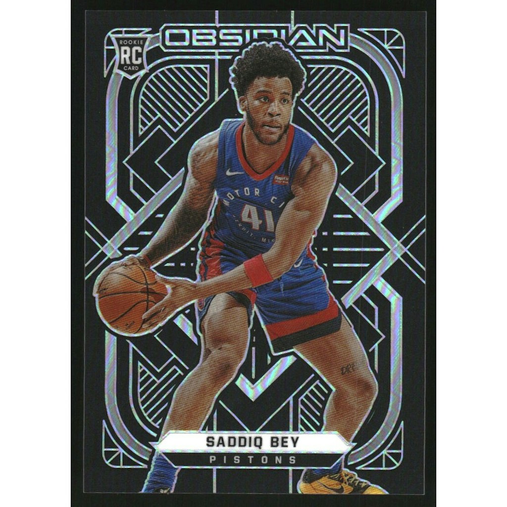 2020-21 Panini Obsidian Saddiq Bey Rookie Card: $25 2020-21 Panini Obsidian Saddiq Bey Rookie Card: $25