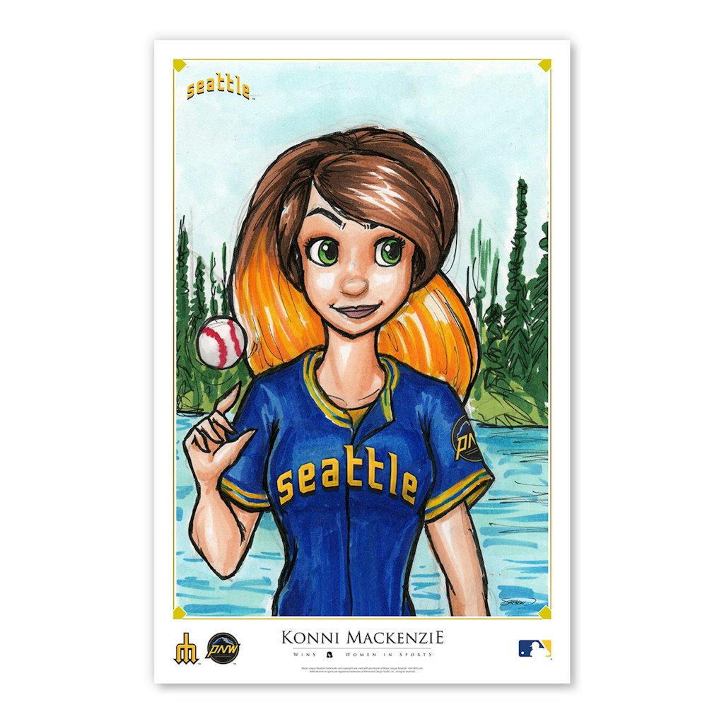 Seattle Mariners 11" x 17" Women in Sports Poster: $39.99 Seattle Mariners 11" x 17" Women in Sports Poster: $39.99