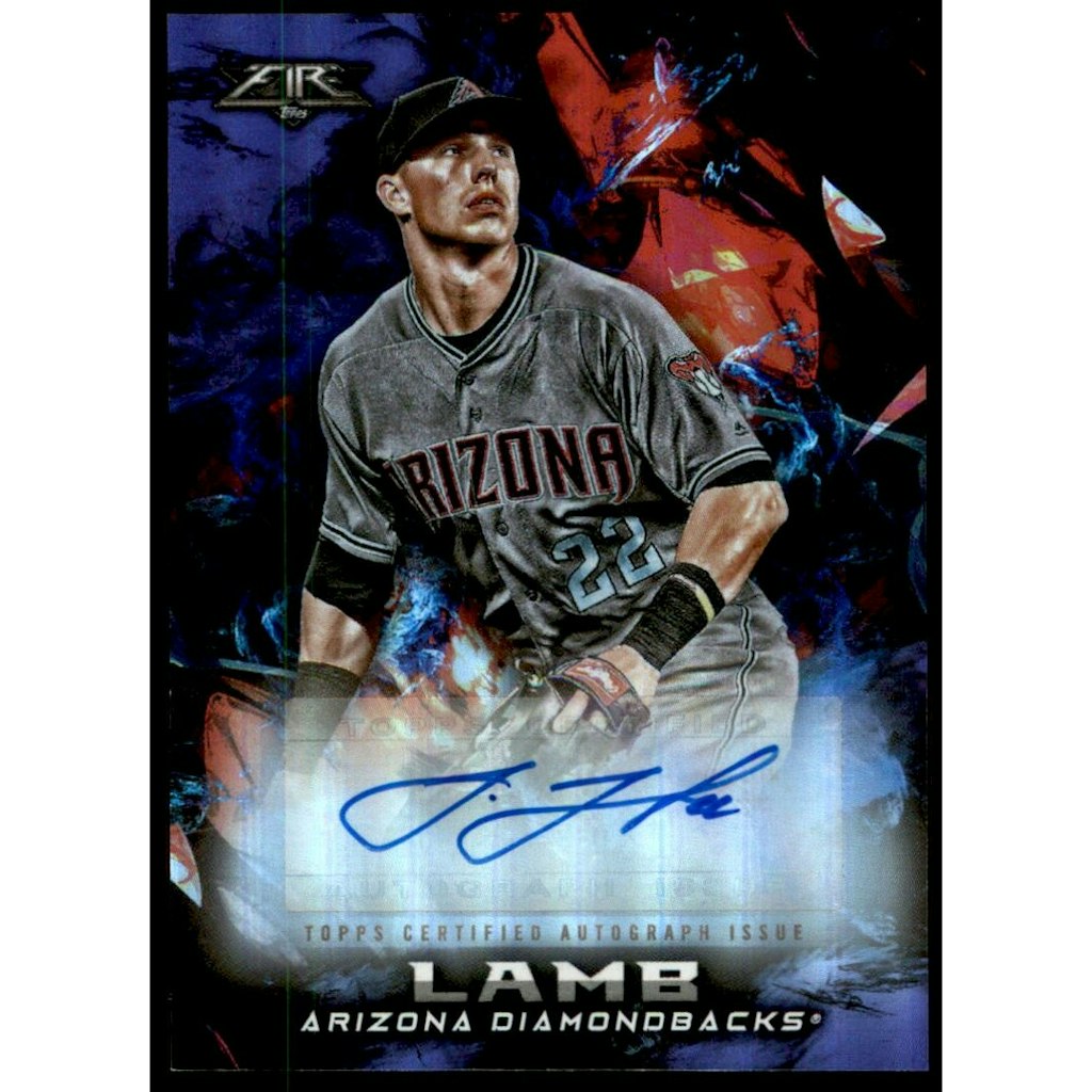 2018 Topps Fire Jake Lamb Purple Autograph Card: $10.80 2018 Topps Fire Jake Lamb Purple Autograph Card: $10.80