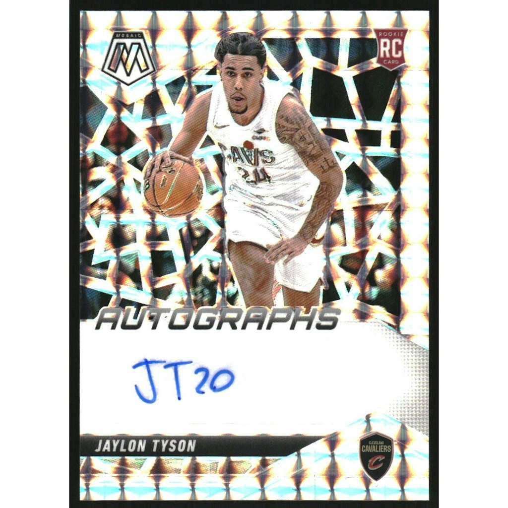 2024-25 Panini Mosaic Jaylon Tyson Rookie Autograph Card: $13.50