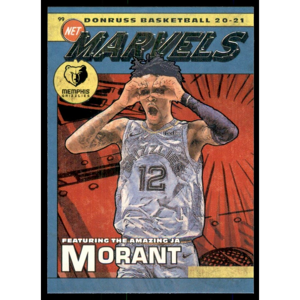 2020-21 Donruss Net Marvels Ja Morant Card: $60