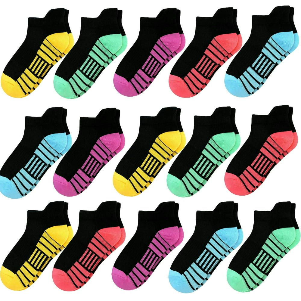 SkiBeaut Girls' Athletic Ankle Socks 15-Pack: $10.49 SkiBeaut Girls' Athletic Ankle Socks 15-Pack: $10.49