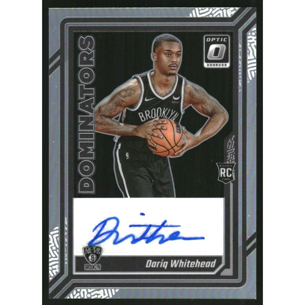 2023-24 Donruss Optic Rookie Dominators Dariq Whitehead Autograph Card: $18