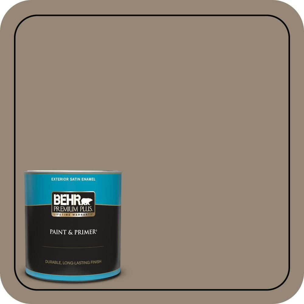 Behr Light Truffle Satin Enamel Exterior Paint and Primer 1-Quart: $24.98 Behr Light Truffle Satin Enamel Exterior Paint and Primer 1-Quart: $24.98