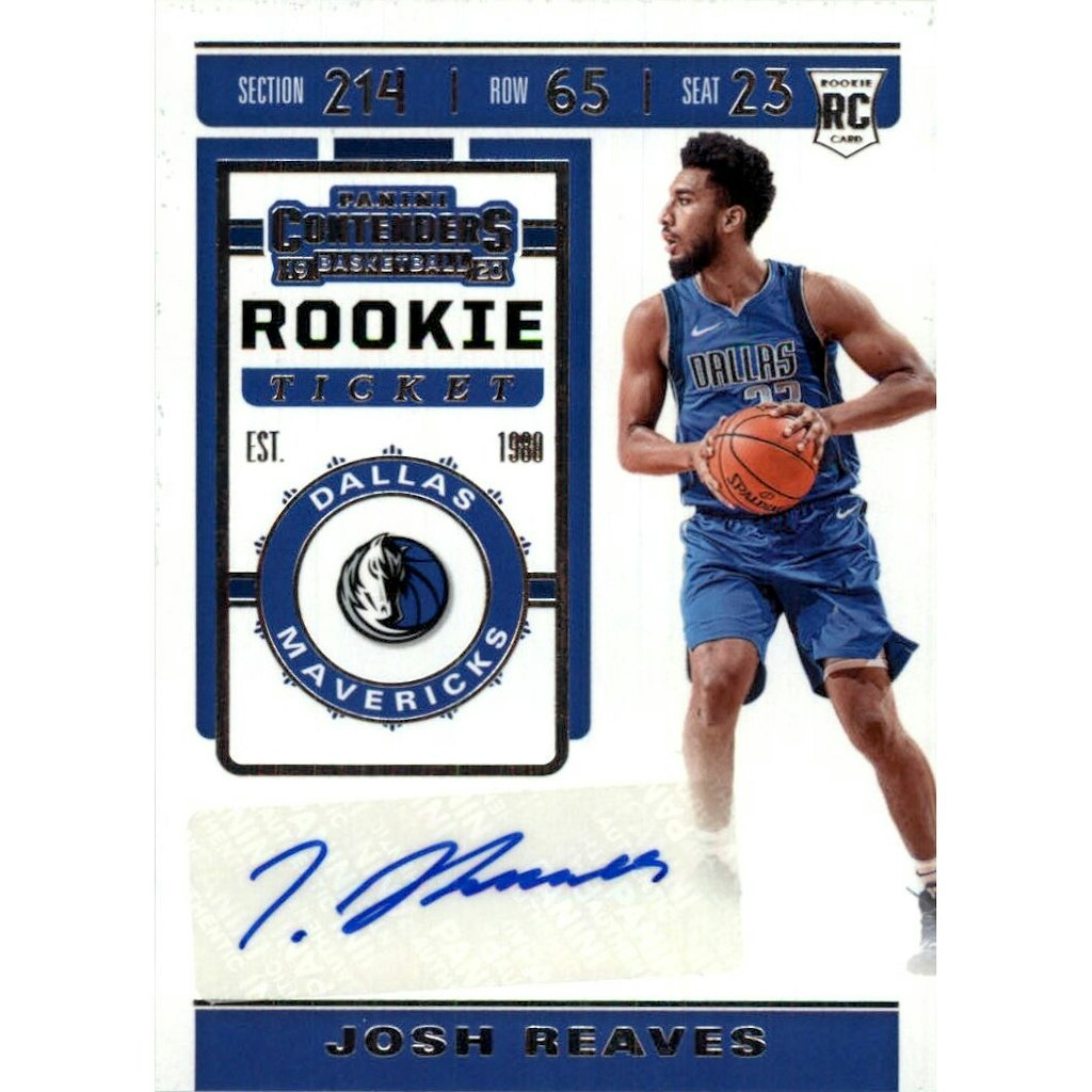 2019-20 Panini Contenders Josh Reaves Rookie Autograph Card: $10