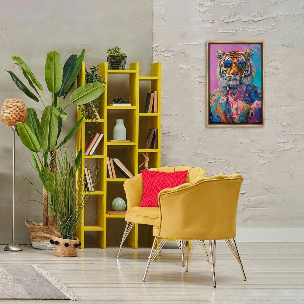 LSR Design Studio Bright Tropical Fashion Tiger Animal Graphic Art Print 25" x 17": $112.99 LSR Design Studio Bright Tropical Fashion Tiger Animal Graphic Art Print 25" x 17": $112.99