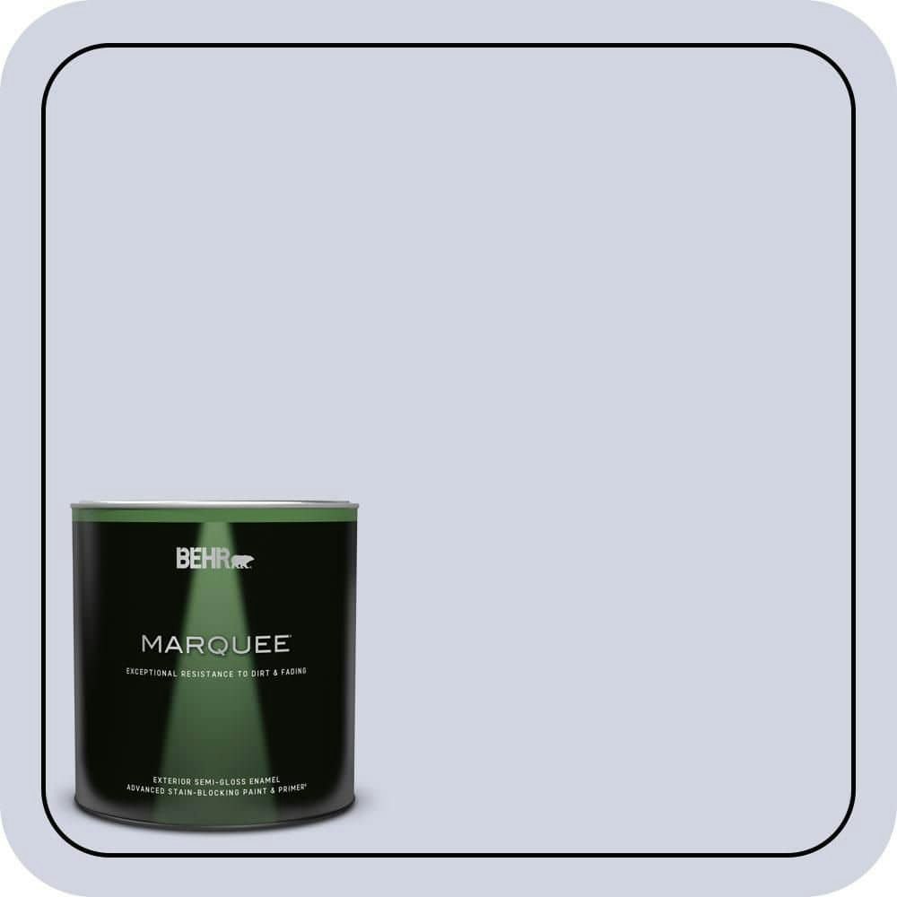Behr Premium Plus Hint of Violet Semi-Gloss Exterior Paint & Primer 1-Quart Can: $35.98 Behr Premium Plus Hint of Violet Semi-Gloss Exterior Paint & Primer 1-Quart Can: $35.98