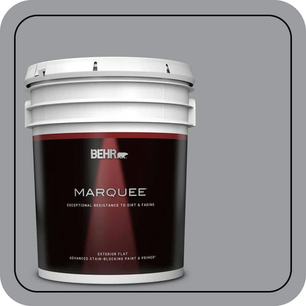 Behr Premium Plus 5-Gallon Pencil Sketch Flat Exterior Paint and Primer: $315