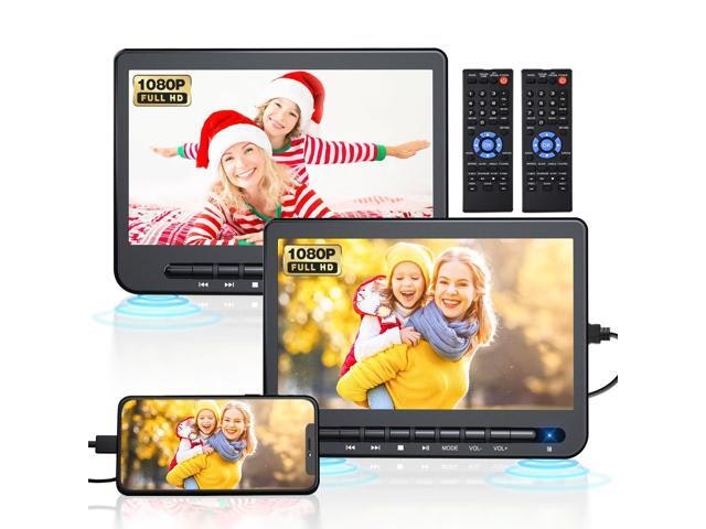 10-Inch Dual Screen Portable Car DVD Player: $239.99