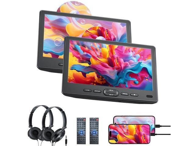 10.6-inch Dual Portable Car DVD Player: $239.99
