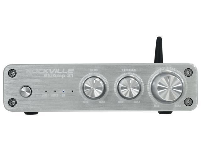 Bluamp 21 Silver 2.1 Channel 200W Bluetooth Amplifier Receiver: $104.99 Bluamp 21 Silver 2.1 Channel 200W Bluetooth Amplifier Receiver: $104.99