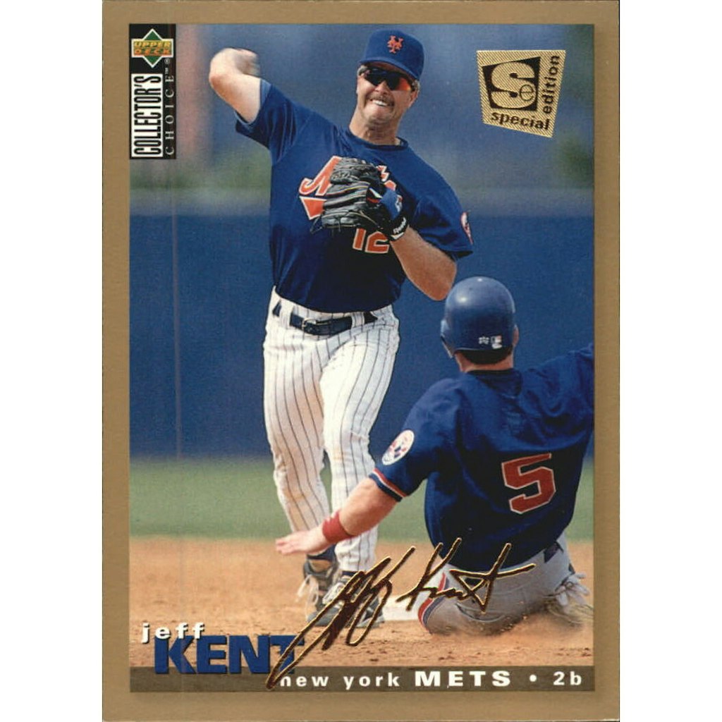 1995 Collector's Choice SE Jeff Kent Gold Signature Card: $10.80 1995 Collector's Choice SE Jeff Kent Gold Signature Card: $10.80