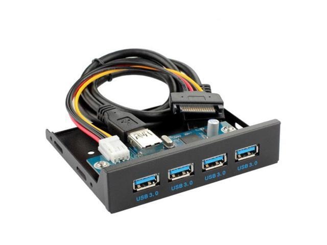 CY USB 3.0 4-Port 3.5-inch Floppy Bay Front Panel Hub: $16.99