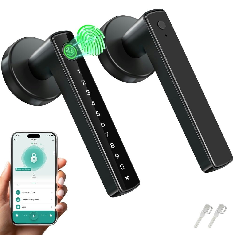 Fingerprint Smart Door Lock with App Control: $39.99 Fingerprint Smart Door Lock with App Control: $39.99