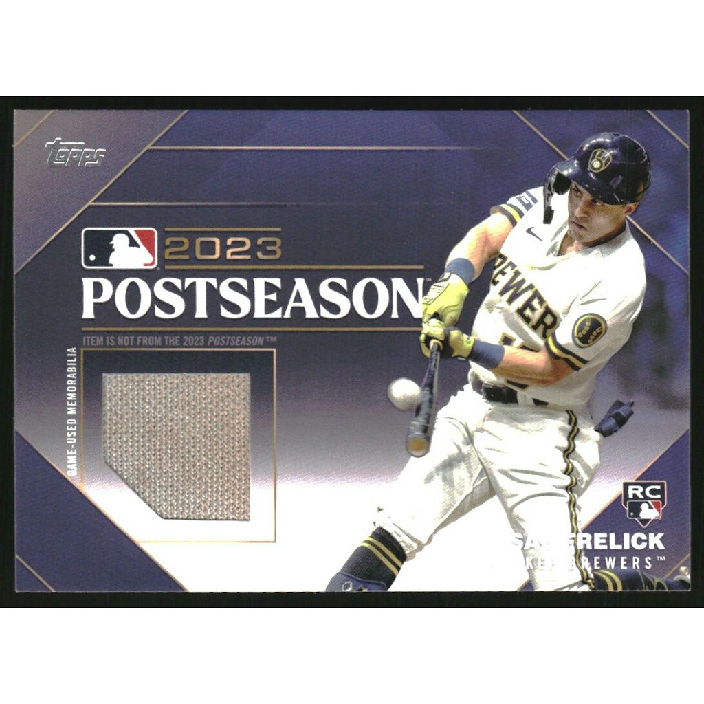2024 Topps Postseason Performance Relics Sal Frelick Trading Card: $15 2024 Topps Postseason Performance Relics Sal Frelick Trading Card: $15