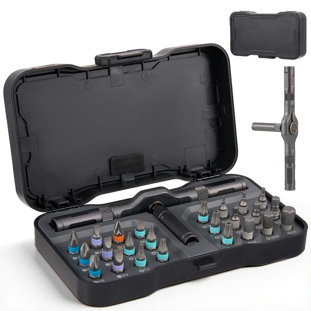 Ytaky 24-in-1 Magnetic Ratchet Screwdriver Set: $10.01 Ytaky 24-in-1 Magnetic Ratchet Screwdriver Set: $10.01