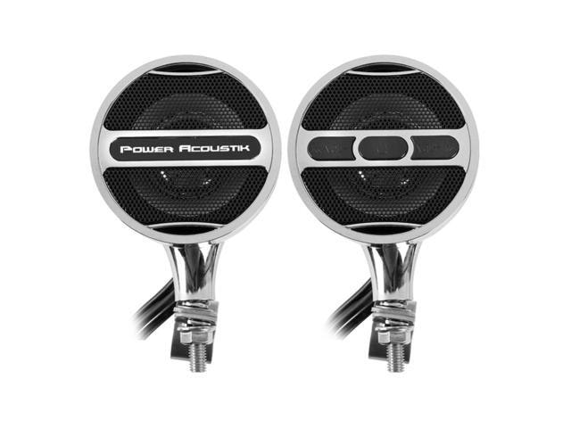 Power Acoustik Chrome Motorcycle Bluetooth Speaker System: $61.30