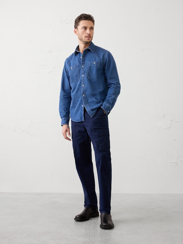 Vintage Standard-Fit Denim Shirt: $64.97